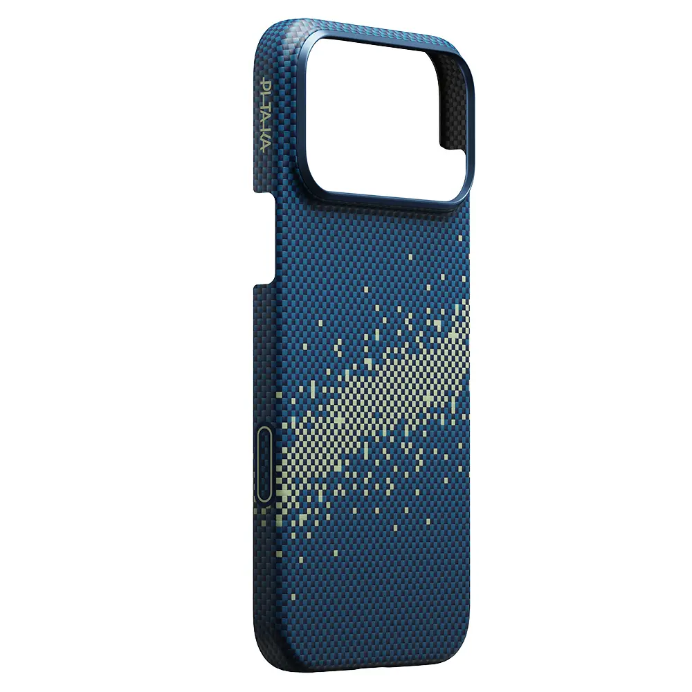 iPhone 17 Pro MagSafe Uyumlu Aramid Fiber Kılıf - Pitaka Tactile Woven Starpeak