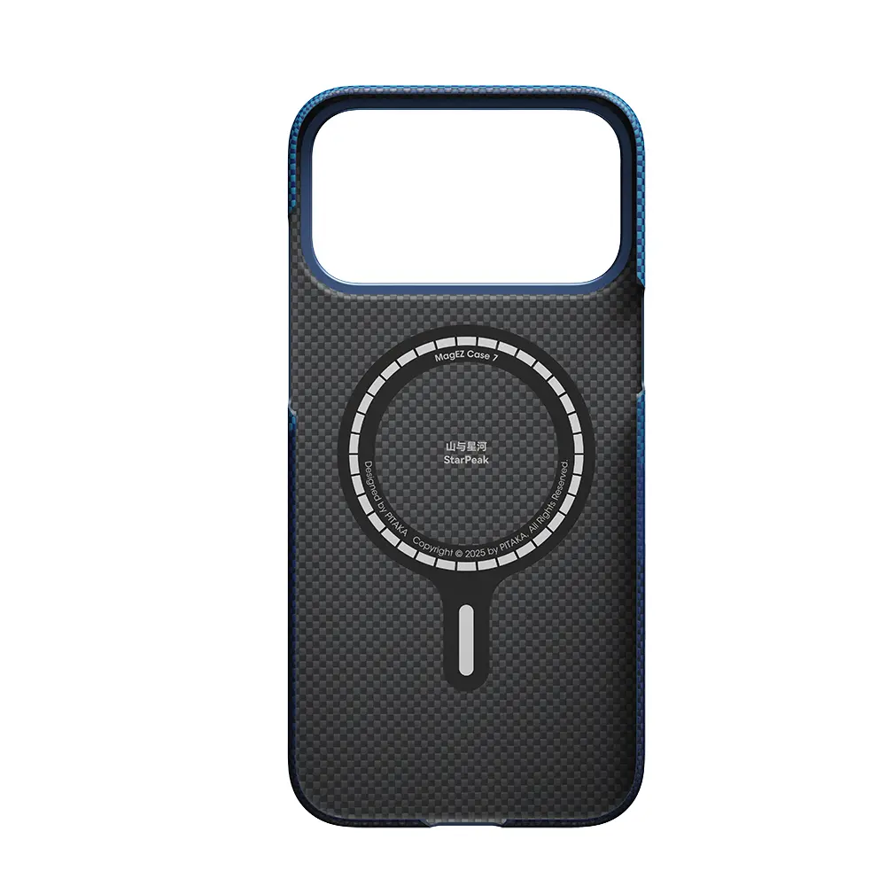 iPhone 17 Pro MagSafe Uyumlu Aramid Fiber Kılıf - Pitaka Tactile Woven Starpeak