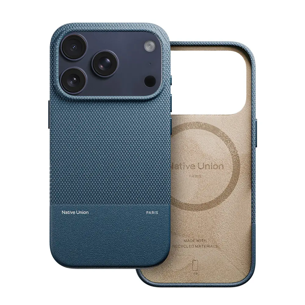 iPhone 17 Pro MagSafe Uyumlu Deri Dokulu Kılıf - Native Union RE Classic