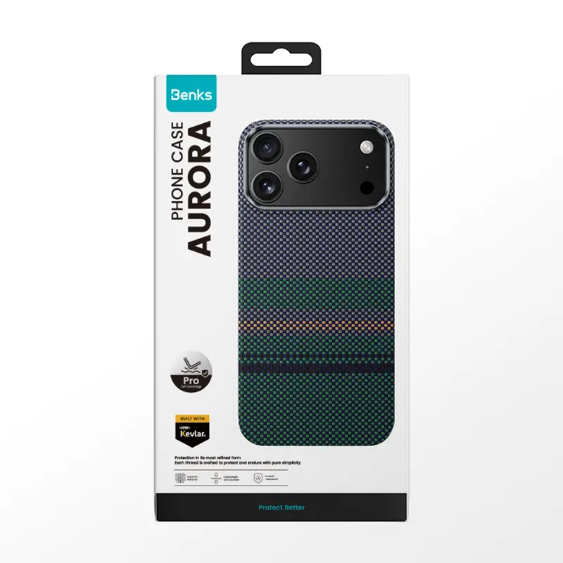 iPhone 17 Pro MagSafe Uyumlu Kevlar Kılıf - Benks Aurora ArmorPro