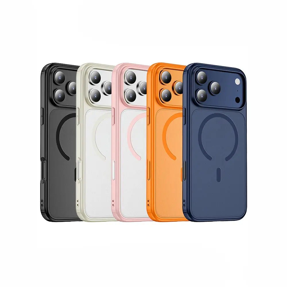 iPhone 17 Pro MagSafe Uyumlu Mat Arka Yüzeyli Kılıf - Wlons Lola