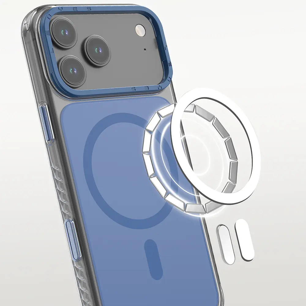 iPhone 17 Pro MagSafe Uyumlu Şeffaf Kılıf - Lenyes CK221