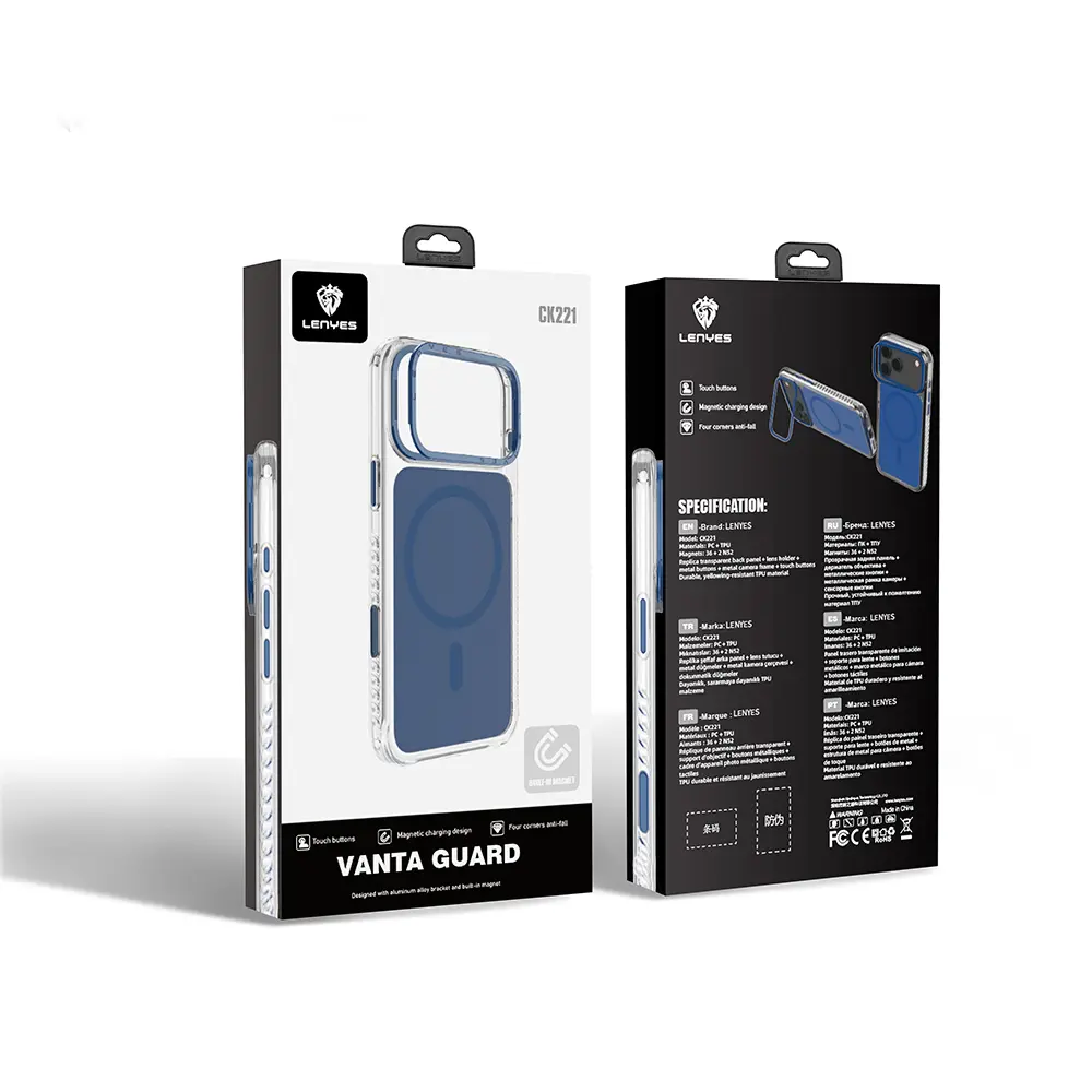 iPhone 17 Pro MagSafe Uyumlu Şeffaf Kılıf - Lenyes CK221