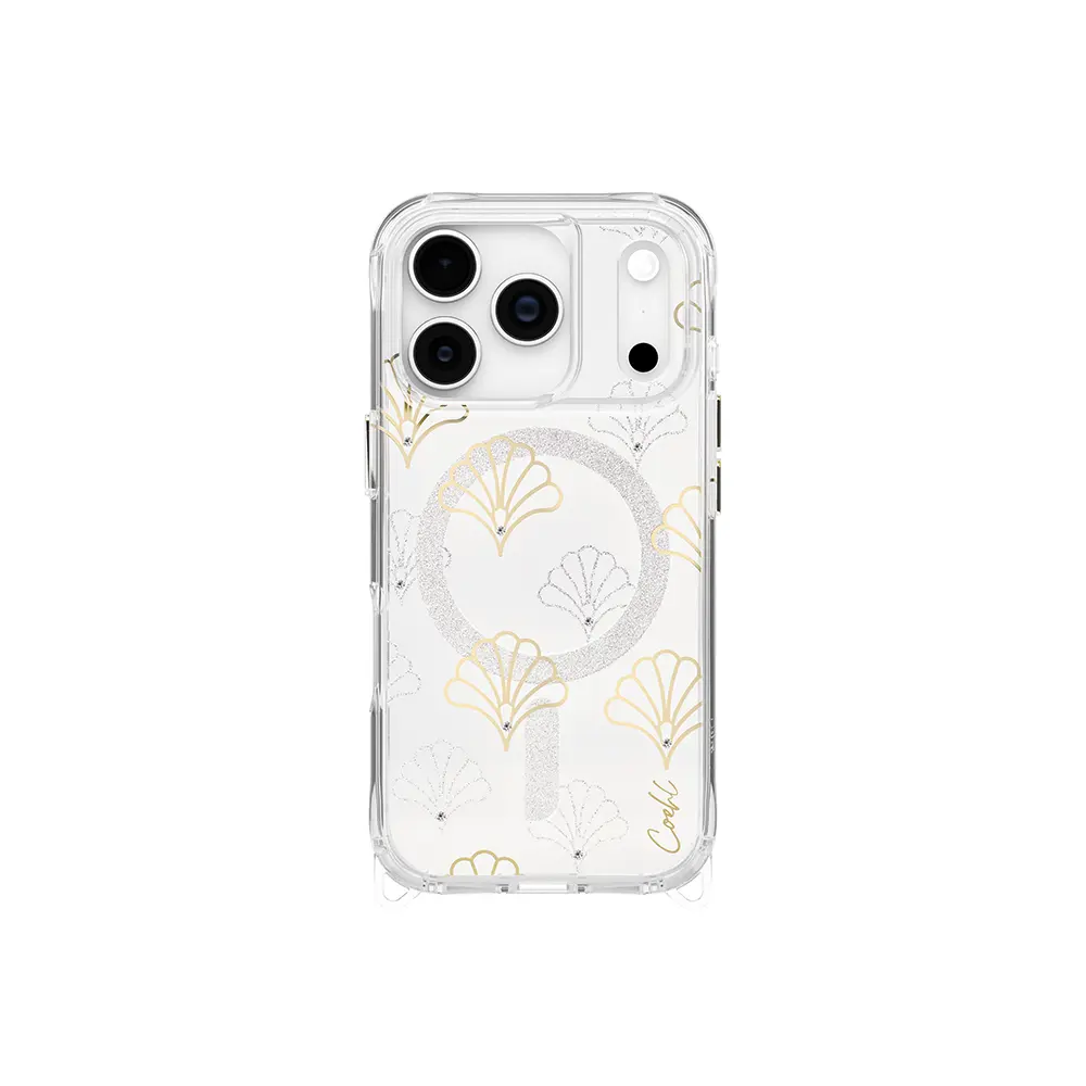 iPhone 17 Pro MagSafe Uyumlu Şeffaf Desenli Kılıf - Coehl Maree