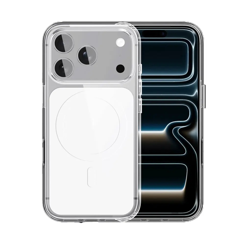 iPhone 17 Pro MagSafe Uyumlu Şeffaf Kılıf - Wlons Apel