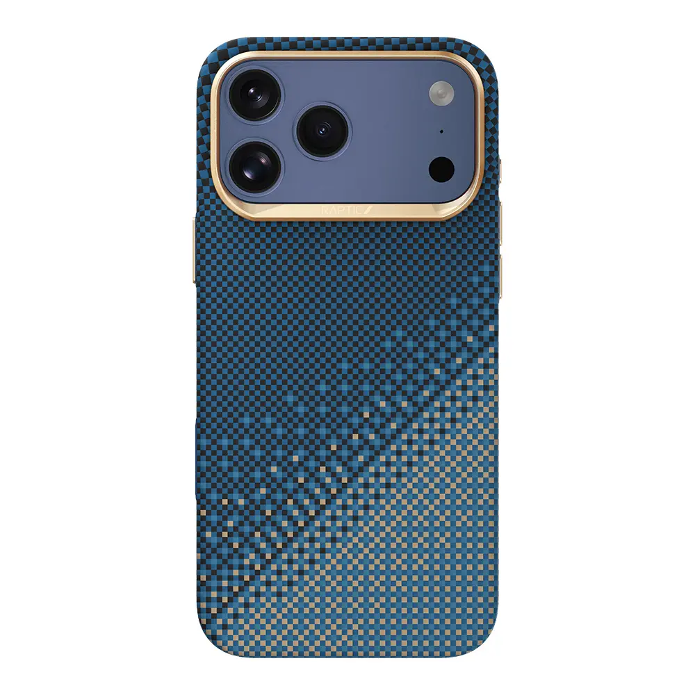 iPhone 17 Pro MagSafe Uyumlu Aramid Fiber Kılıf - Raptic Dual Serenity