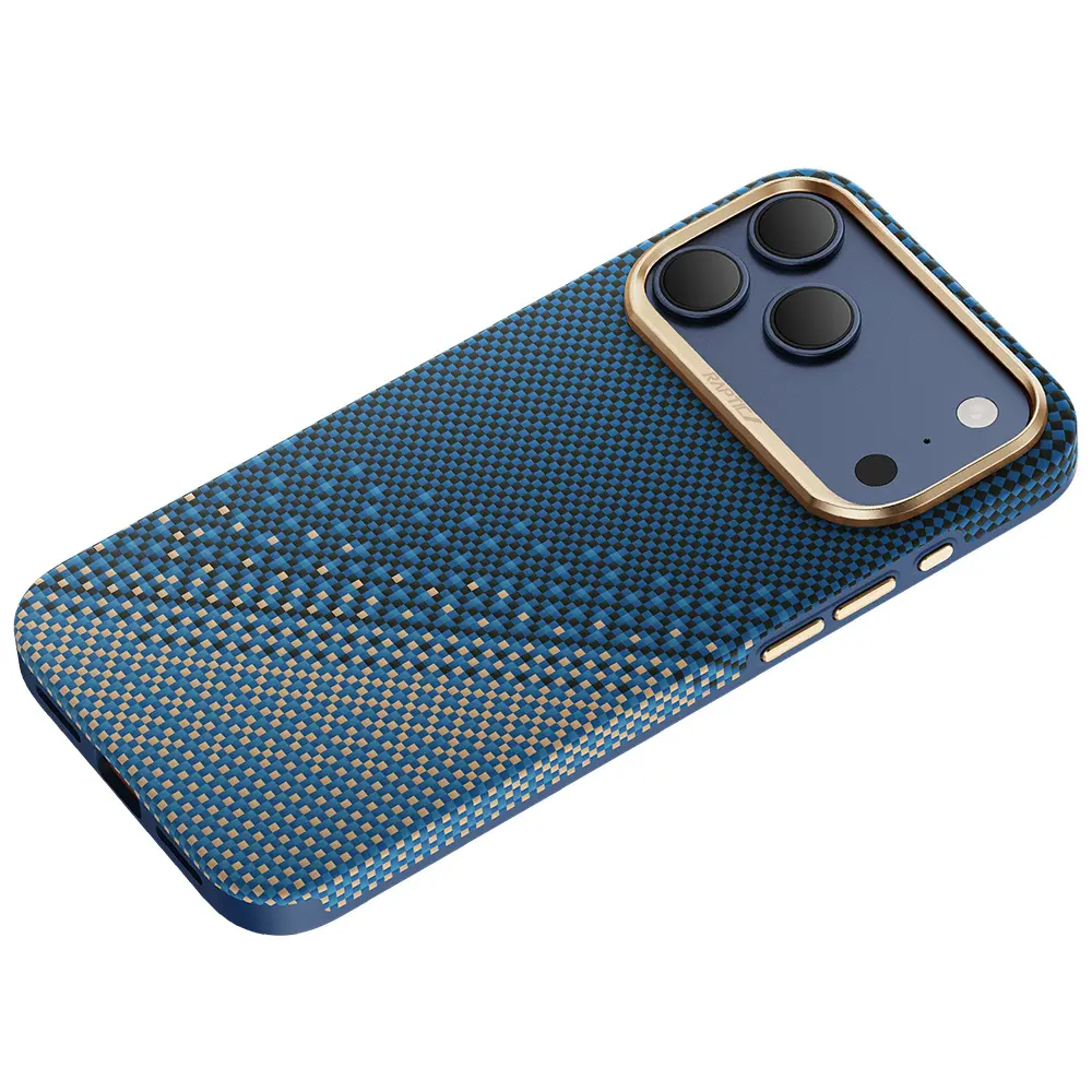 iPhone 17 Pro MagSafe Uyumlu Aramid Fiber Kılıf - Raptic Dual Serenity