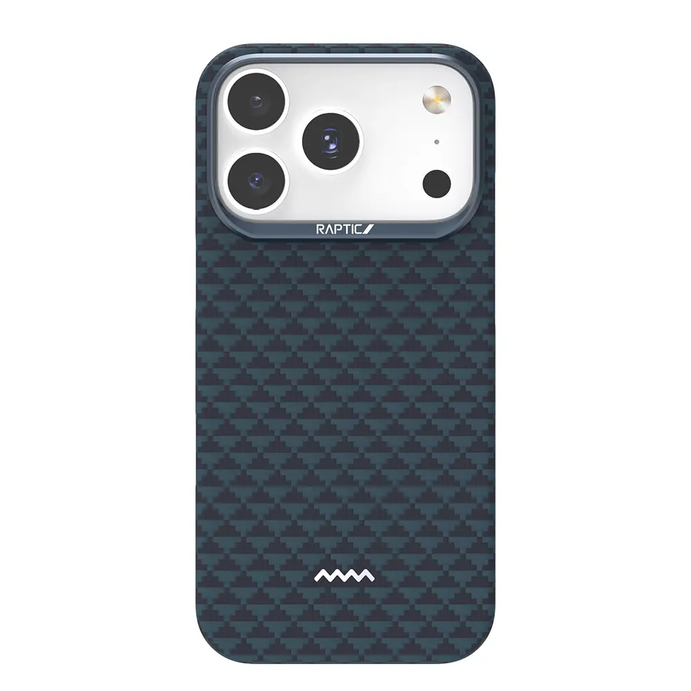 iPhone 17 Pro MagSafe Uyumlu Aramid Fiber Kılıf - Raptic Skin Origin