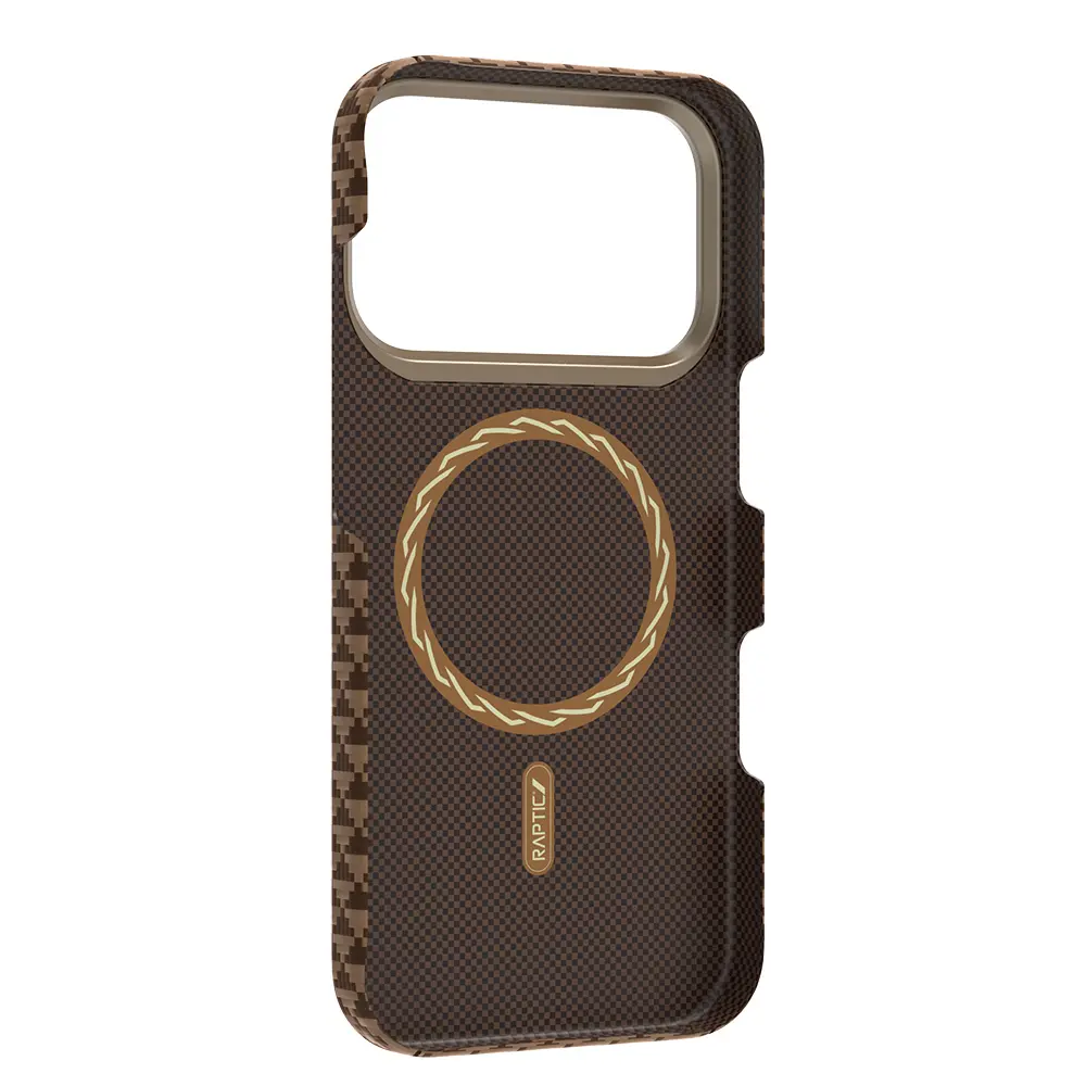 iPhone 17 Pro MagSafe Uyumlu Aramid Fiber Kılıf - Raptic Skin Origin