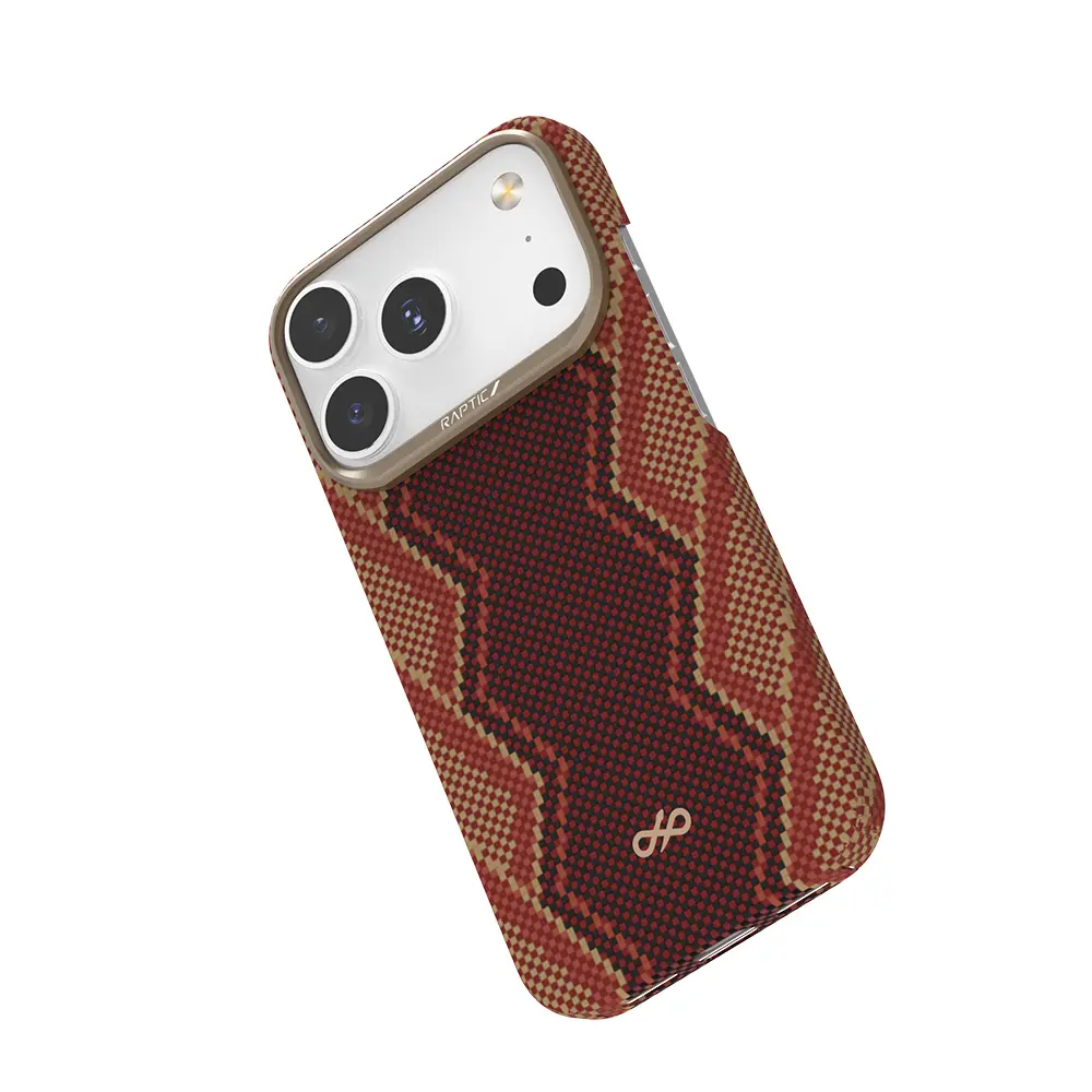 iPhone 17 Pro MagSafe Uyumlu Aramid Fiber Kılıf - Raptic Aramid Skin Bionic