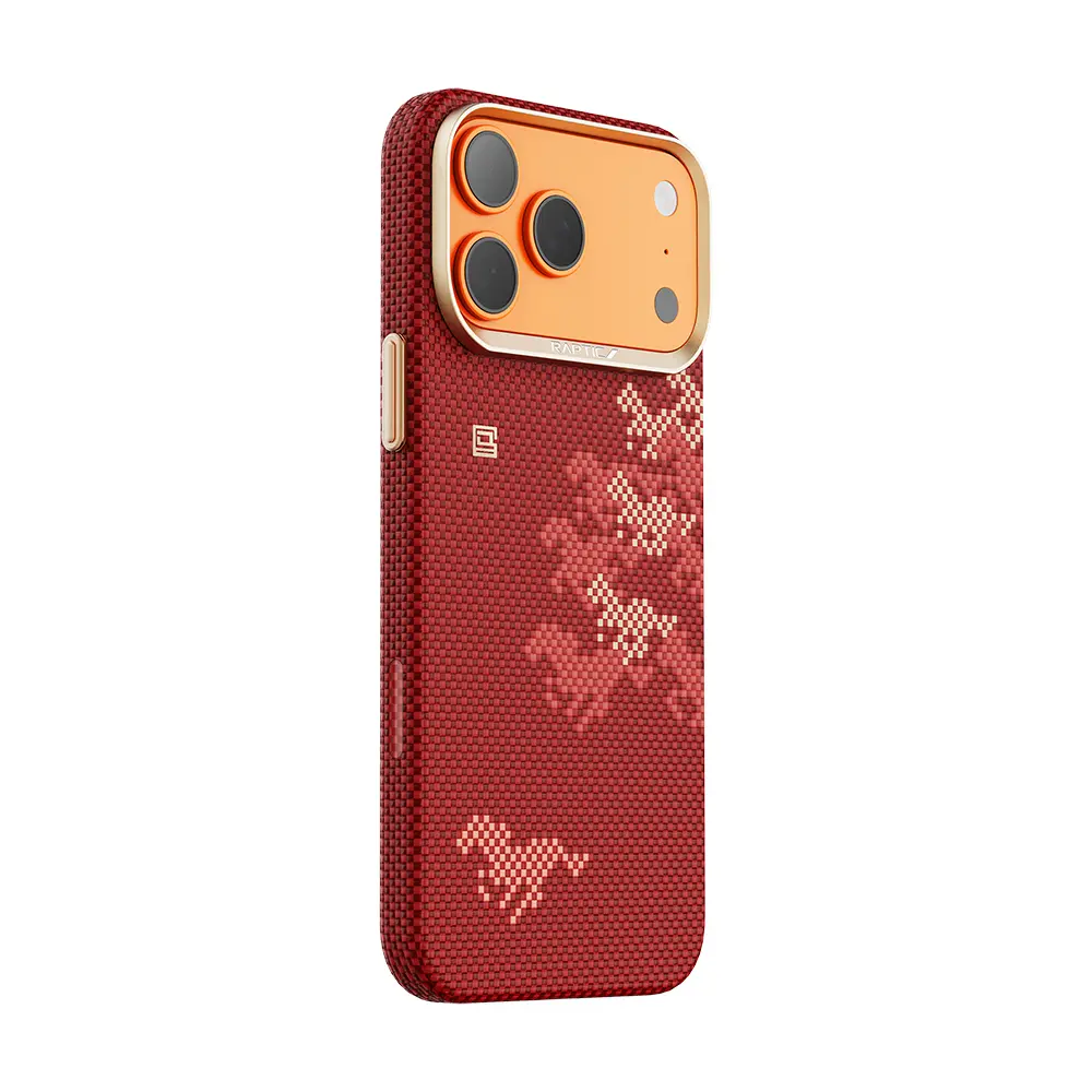 iPhone 17 Pro MagSafe Uyumlu Aramid Fiber Kılıf - Raptic Chivalry