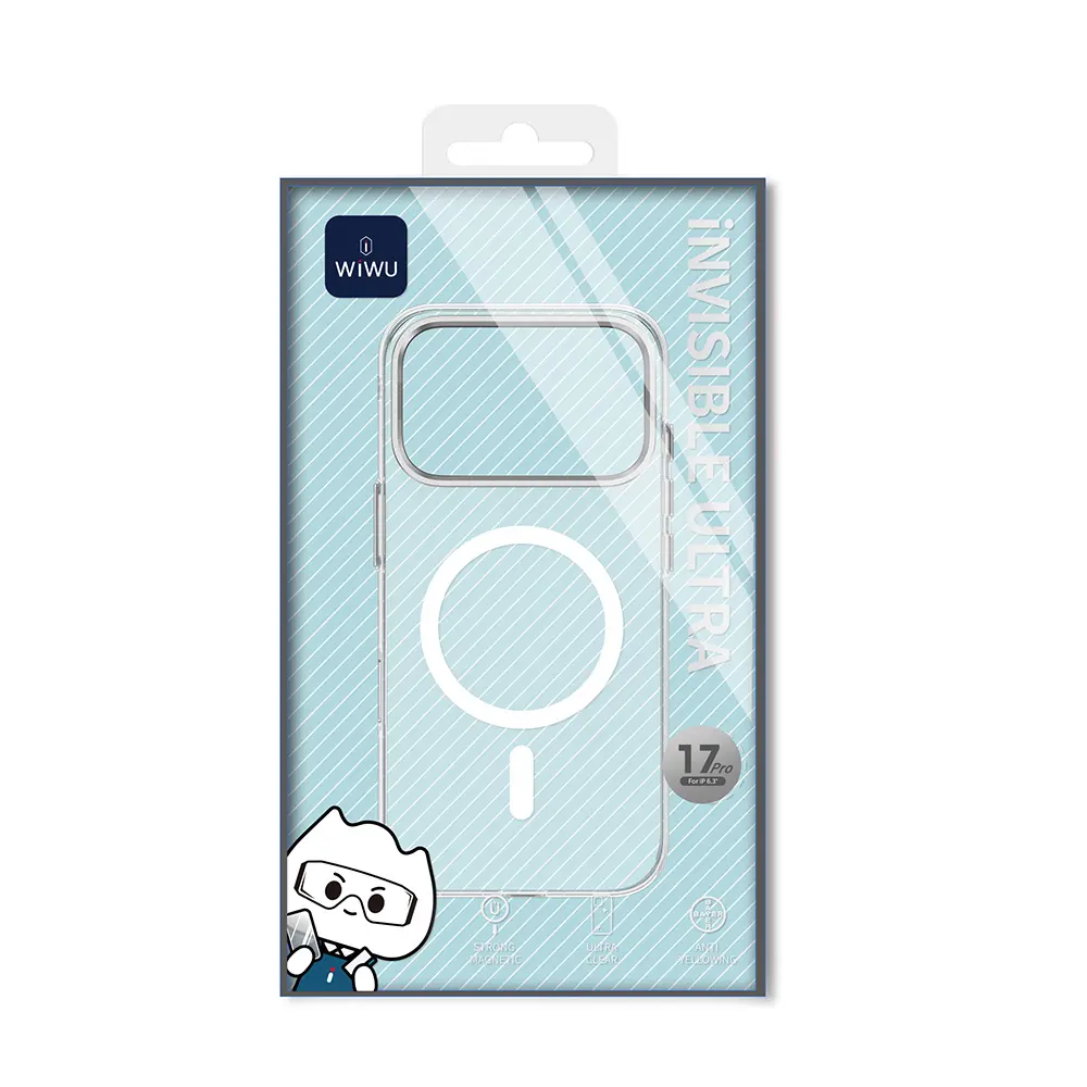 iPhone 17 Pro MagSafe Uyumlu Şeffaf Sert PC Kılıf - Wiwu YXK-208
