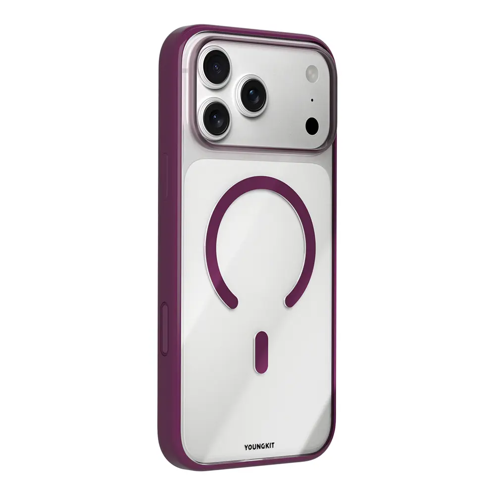iPhone 17 Pro MagSafe Uyumlu Şeffaf Kılıf - Youngkit Clear
