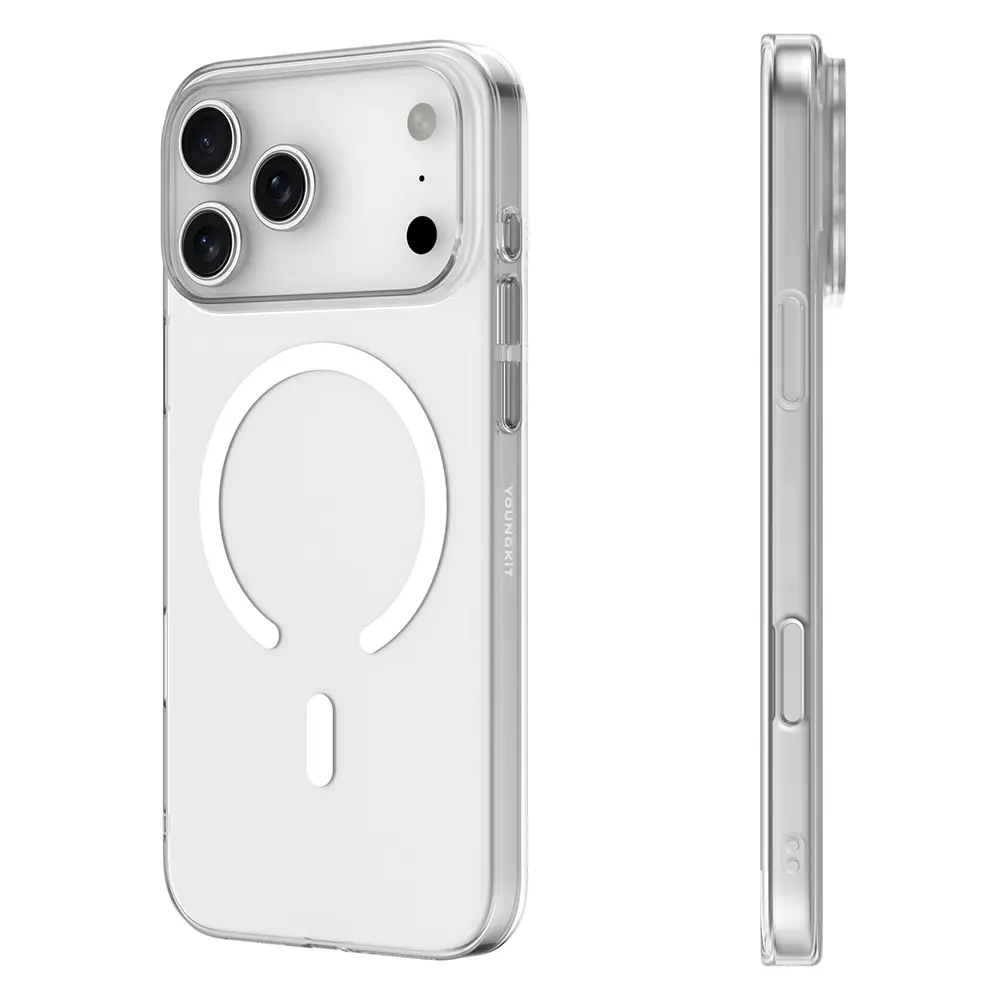 iPhone 17 Pro MagSafe Uyumlu Şeffaf Kılıf - Youngkit High Definition