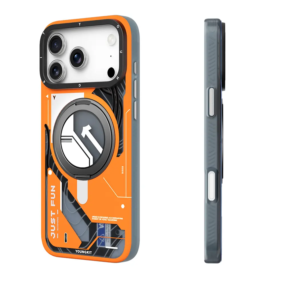 iPhone 17 Pro MagSafe Şarj Özellikli Kılıf - Youngkit Starship Serisi