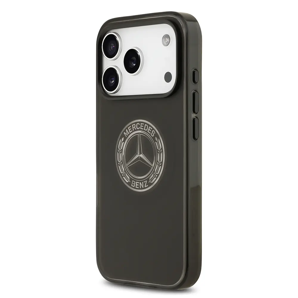 iPhone 17 Pro MagSafe Uyumlu Şeffaf Kılıf - Mercedes Benz Nostaljik Yıldız