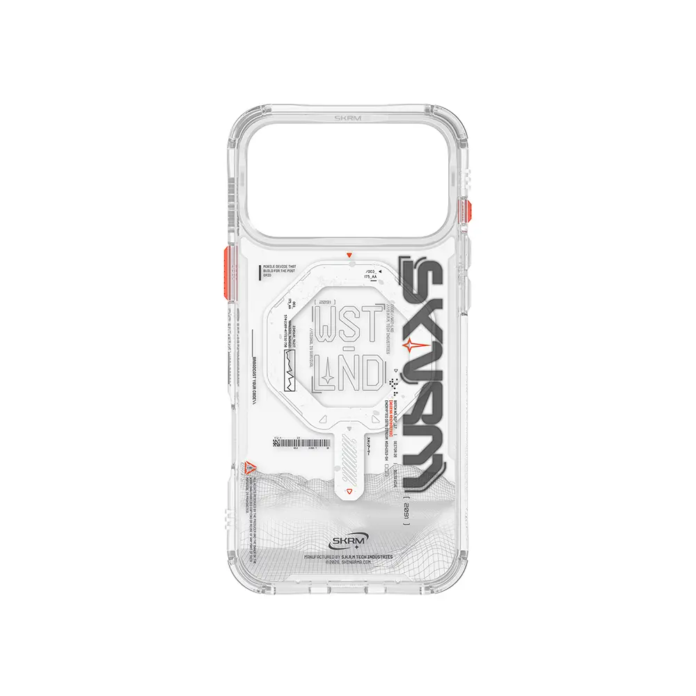 iPhone 17 Pro MagSafe Uyumlu Yazı Desenli Kılıf - Skinarma Sonix