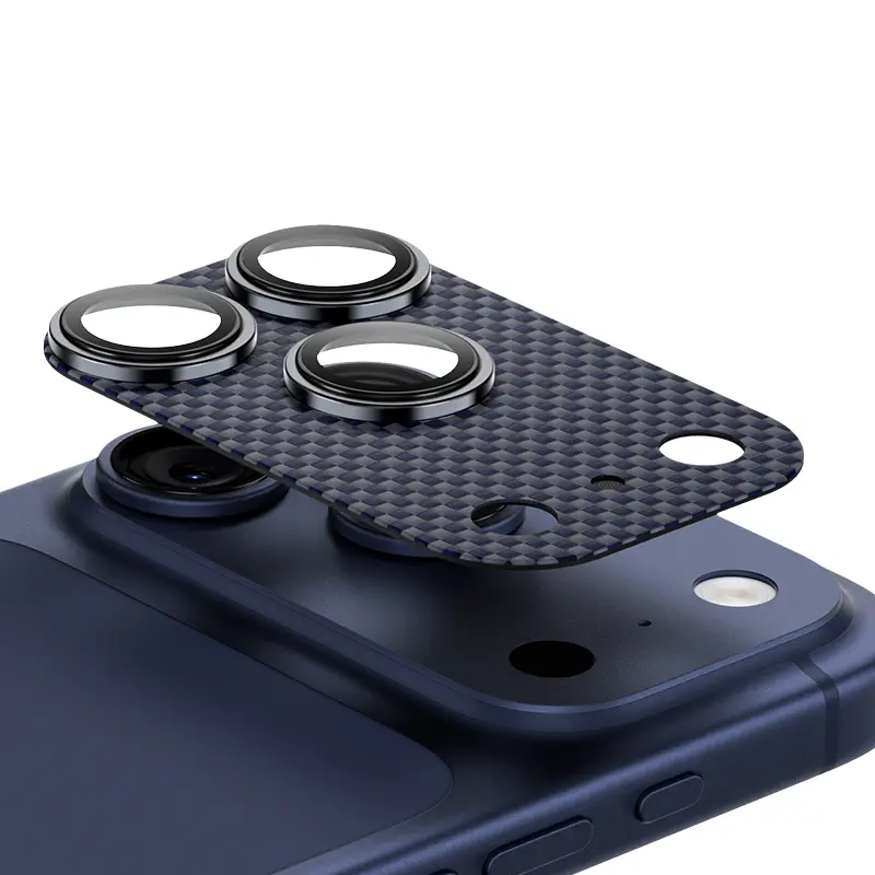 iPhone 17 Pro Max Kevlar Kamera Lens Koruyucu - Benks ArmorWarrior Aurora