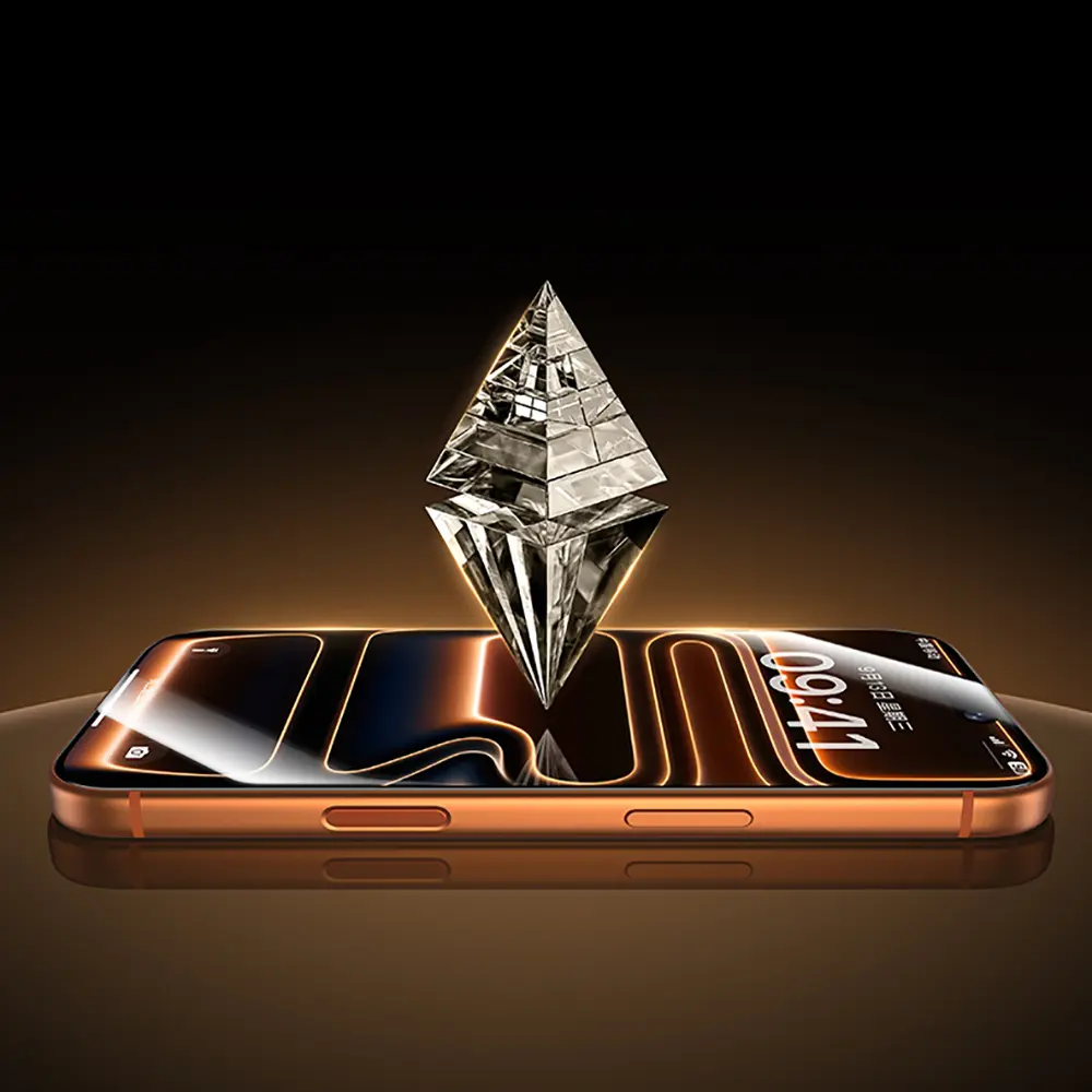 iPhone 17 Pro Max Safir Cam Ekran Koruyucu - Benks Glass Warrior 2.0 EZFita