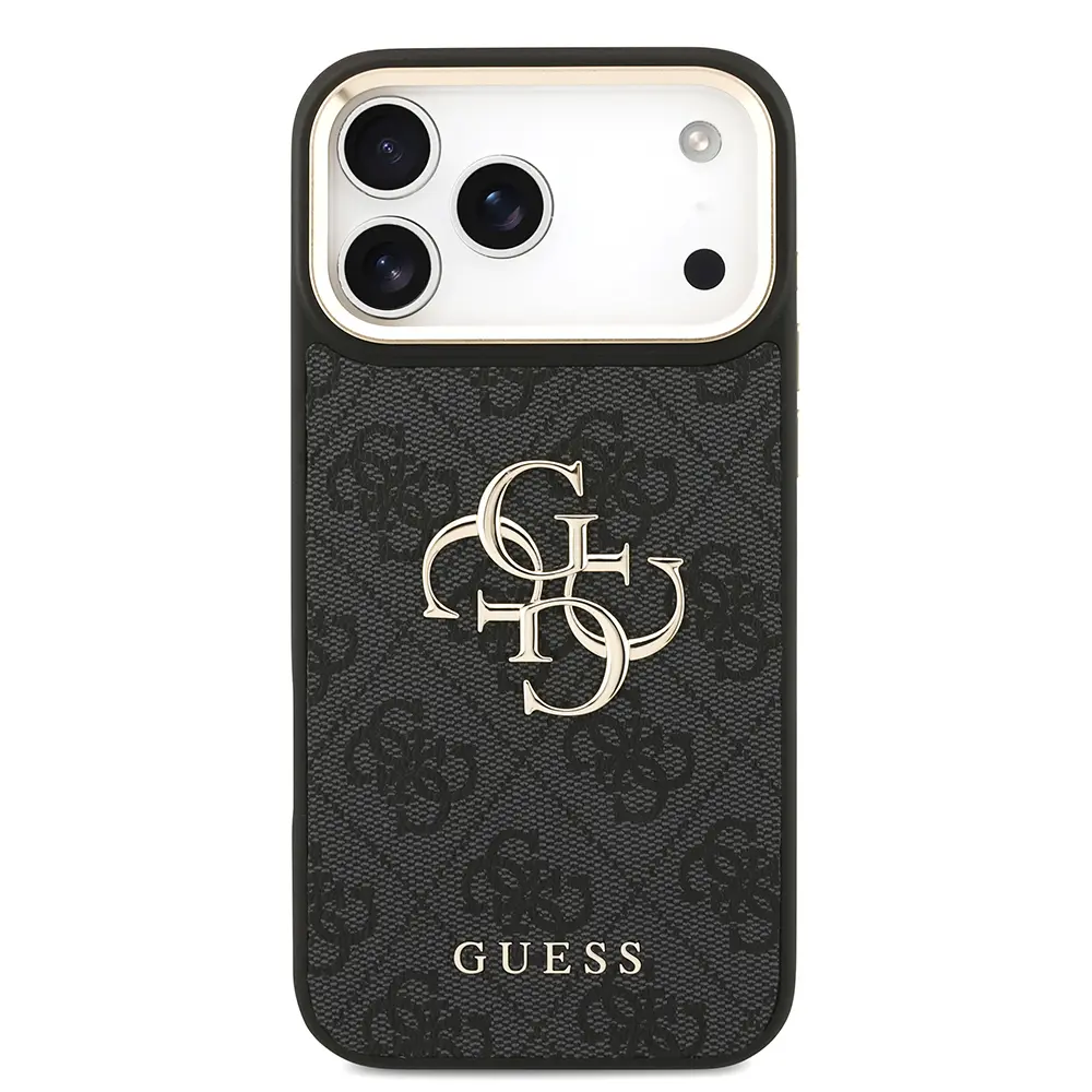 iPhone 17 Pro Max Askılı Kılıf, Büyük Metal Logolu - Guess 4G