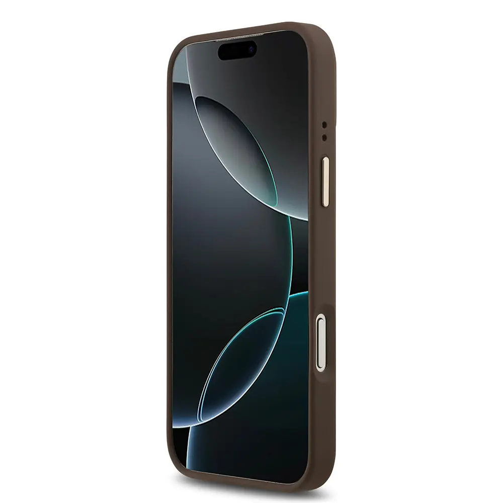 iPhone 17 Pro Max MagSafe Uyumlu 4G Desenli Kılıf - Guess Klasik Logolu