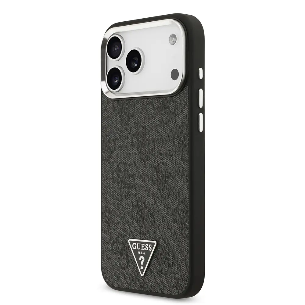 iPhone 17 Pro Max MagSafe Uyumlu Kılıf - Guess 4G Üçgen Logo