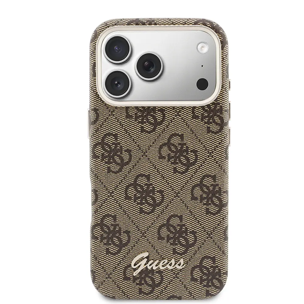 iPhone 17 Pro Max MagSafe Uyumlu 4G Desenli Kılıf - Guess Script