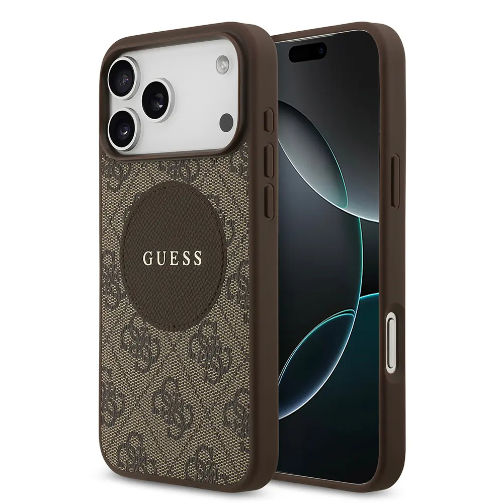 iPhone 17 Pro Max MagSafe Uyumlu Lisanslı Kılıf - Guess Circle Classic