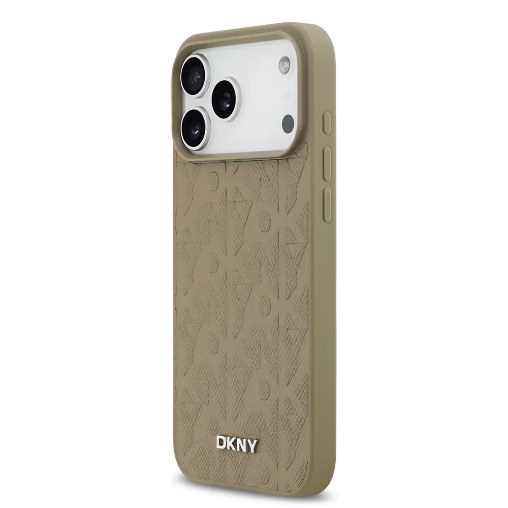 iPhone 17 Pro Max MagSafe Uyumlu Kılıf - DKNY Lisanslı Grid Pattern