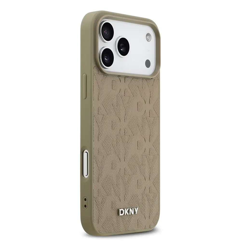 iPhone 17 Pro Max MagSafe Uyumlu Kılıf - DKNY Lisanslı Grid Pattern