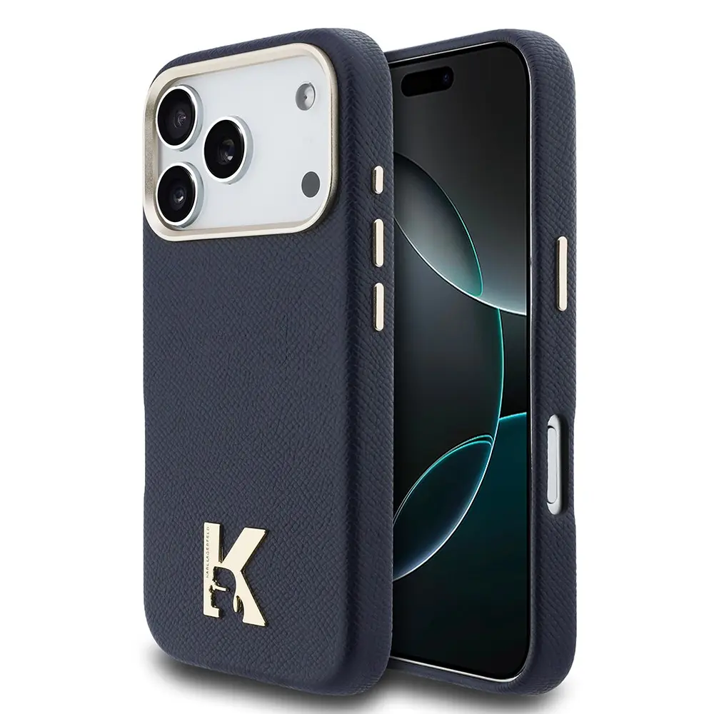 iPhone 17 Pro Max MagSafe Uyumlu PU Deri Kılıf - Karl Lagerfeld KHEAD