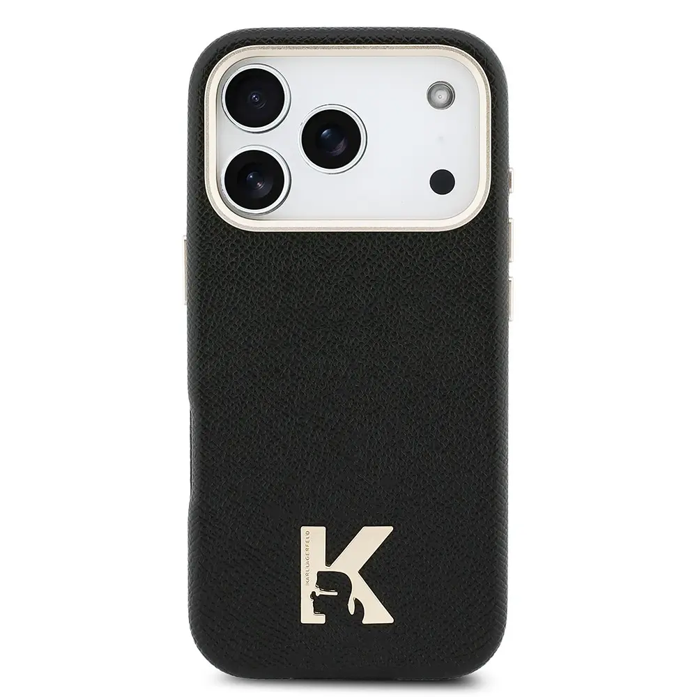 iPhone 17 Pro Max MagSafe Uyumlu PU Deri Kılıf - Karl Lagerfeld KHEAD