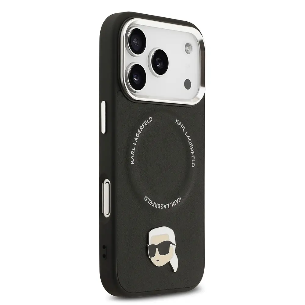 iPhone 17 Pro Max MagSafe Uyumlu PU Deri Kılıf - Karl Lagerfeld
