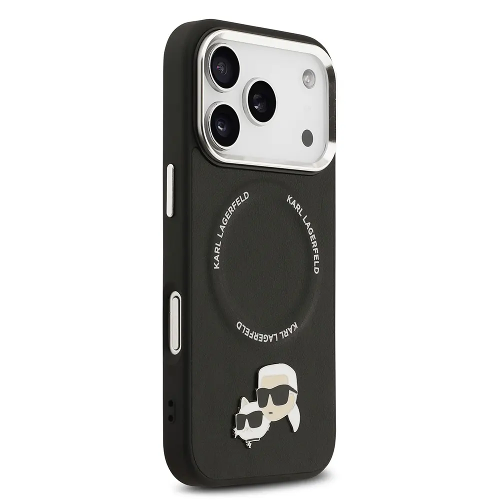 iPhone 17 Pro Max MagSafe Uyumlu PU Deri Kılıf - Karl Lagerfeld K&C