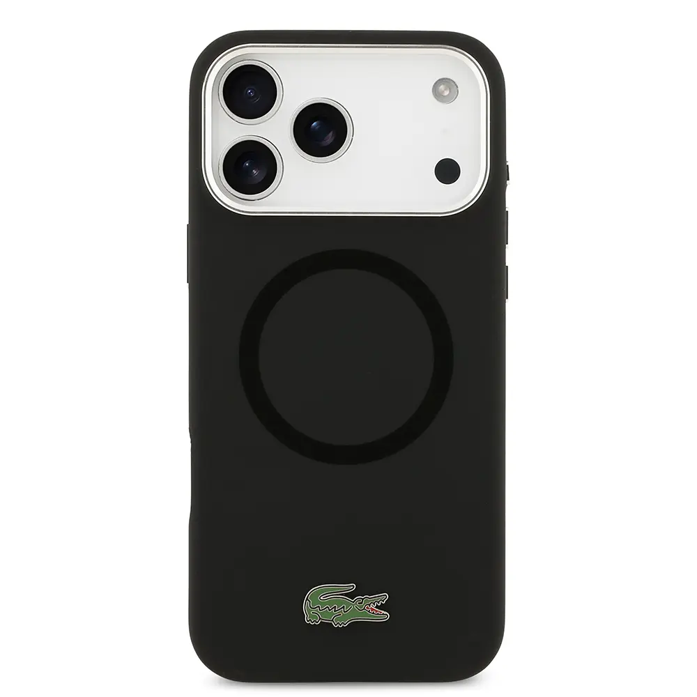 iPhone 17 Pro Max MagSafe Uyumlu Silikon Kılıf - Lacoste İkonik Logolu
