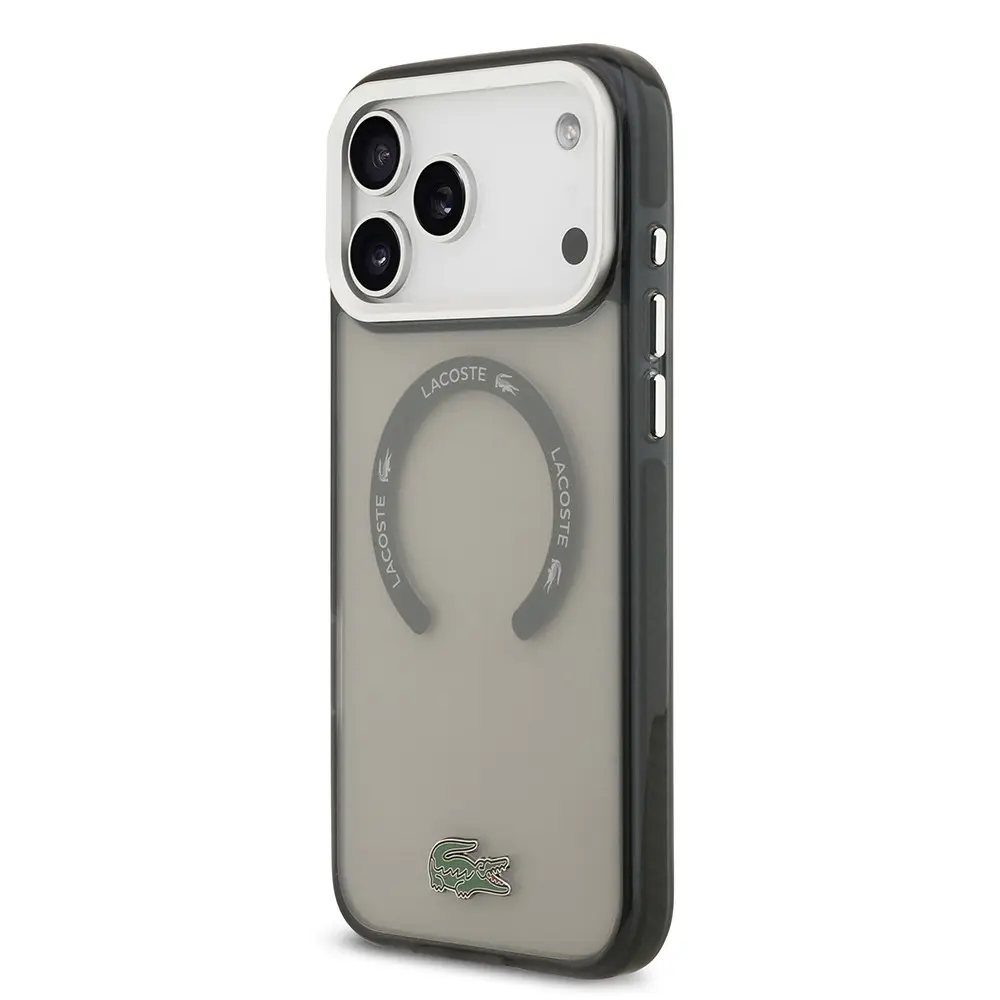 iPhone 17 Pro Max MagSafe Uyumlu Kılıf - Lacoste Lisanslı Buzlu Kapak