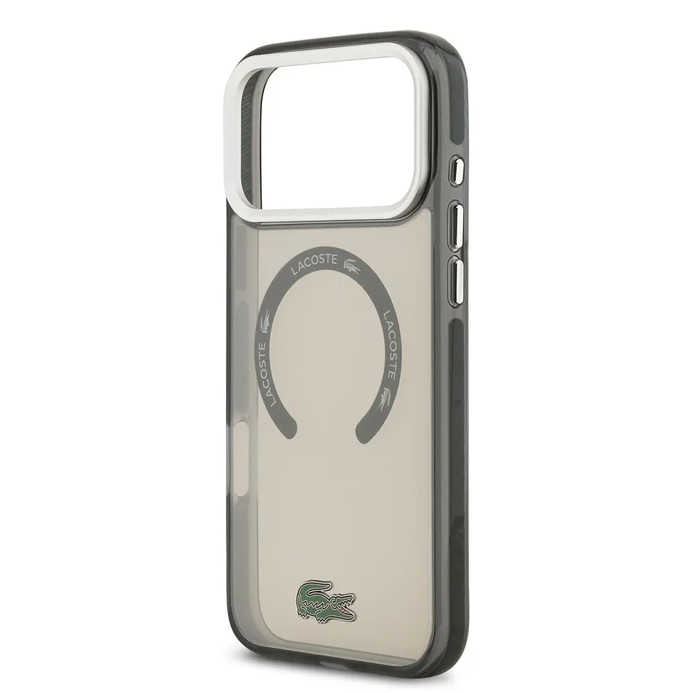 iPhone 17 Pro Max MagSafe Uyumlu Kılıf - Lacoste Lisanslı Buzlu Kapak