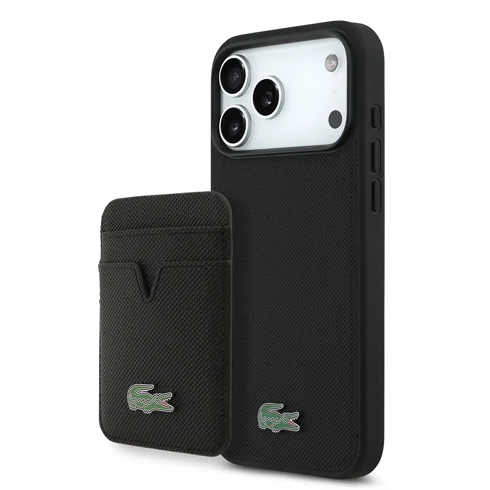 iPhone 17 Pro Max MagSafe Uyumlu Kartlıklı Kılıf - Lacoste Lisanslı