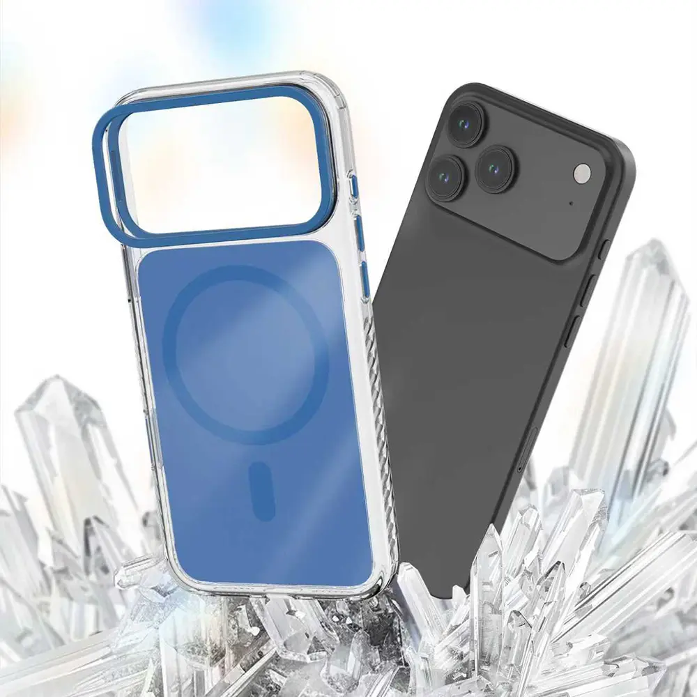 iPhone 17 Pro Max MagSafe Uyumlu Şeffaf Kılıf - Lenyes CK221