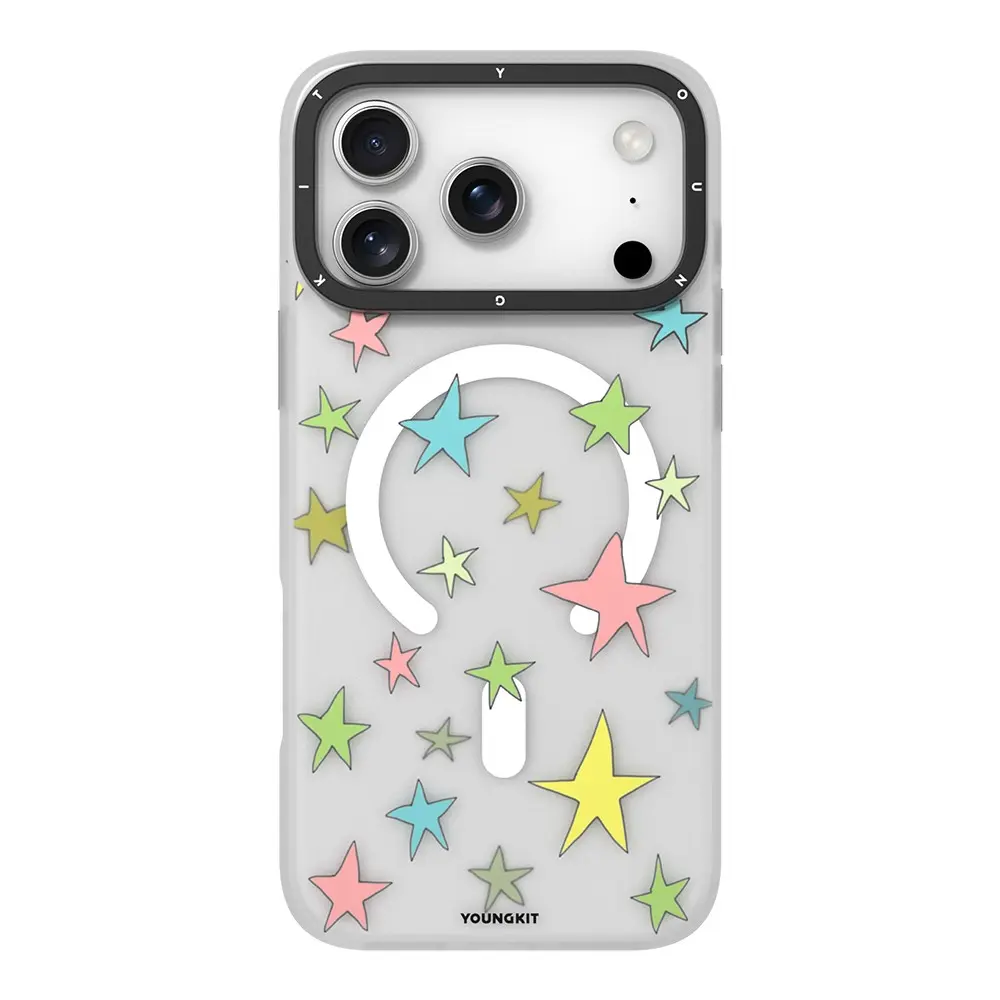 iPhone 17 Pro Max MagSafe Uyumlu Şeffaf Kılıf - Youngkit Sweathart
