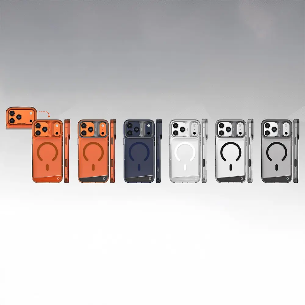 iPhone 17 Pro Max MagSafe Uyumlu Şeffaf Kılıf - Kajsa Trans Shield
