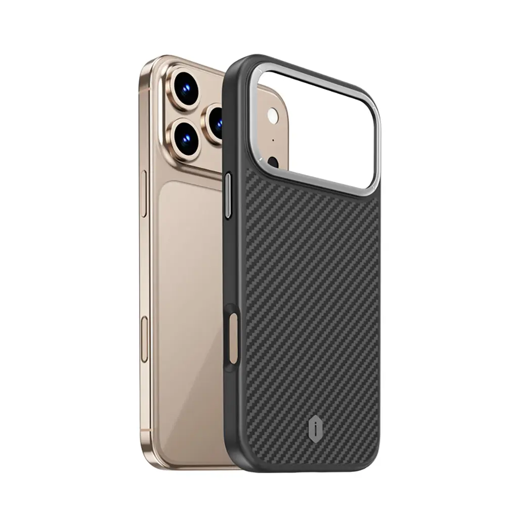 iPhone 17 Pro Max MagSafe Uyumlu Aramid Fiber Kılıf - Wiwu Defense Ultra DCC-205