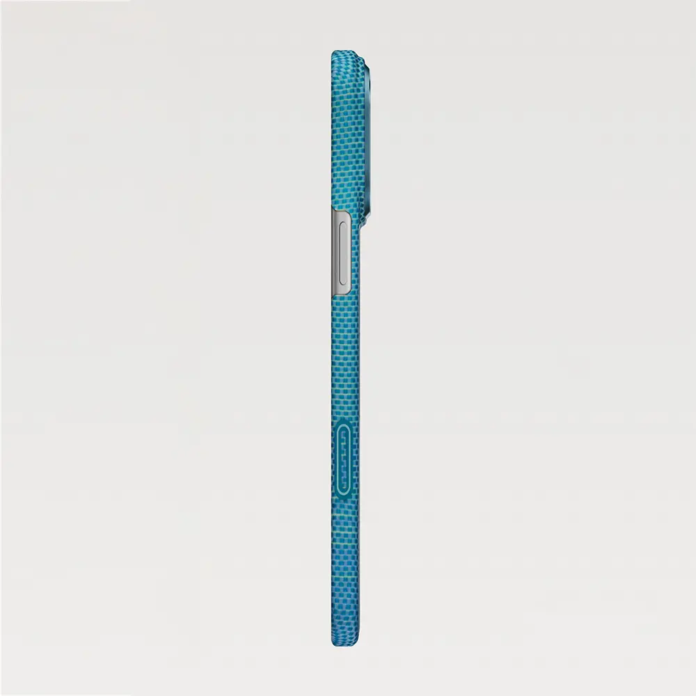 iPhone 17 Pro Max MagSafe Uyumlu Aramid Fiber Kılıf - Pitaka Glints of Gold Ultra Slim