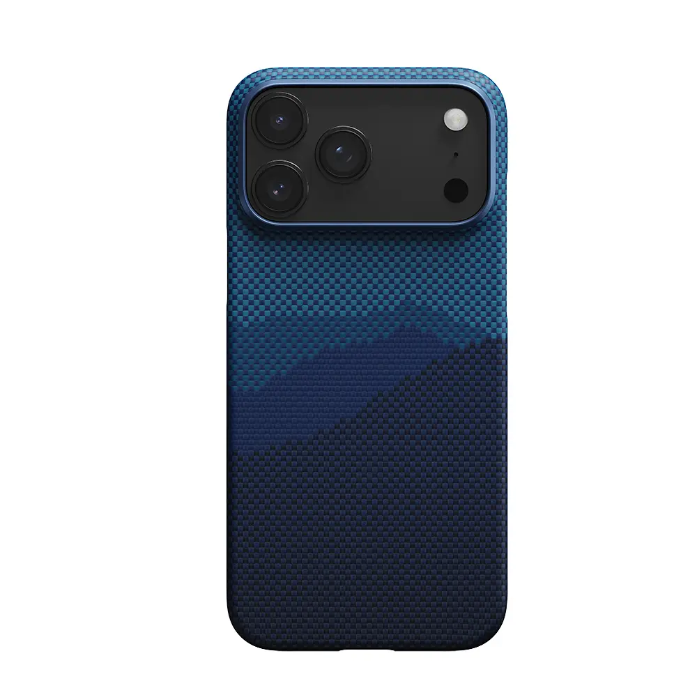 iPhone 17 Pro Max MagSafe Uyumlu Aramid Fiber Kılıf - Pitaka Tactile Woven Starpeak