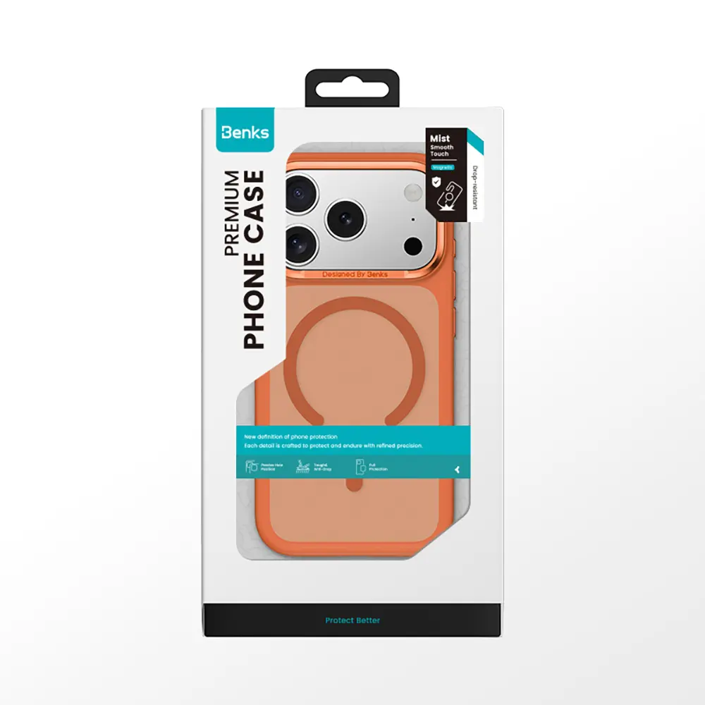 iPhone 17 Pro Max MagSafe Uyumlu Kılıf - Benks Mist C-Magnet