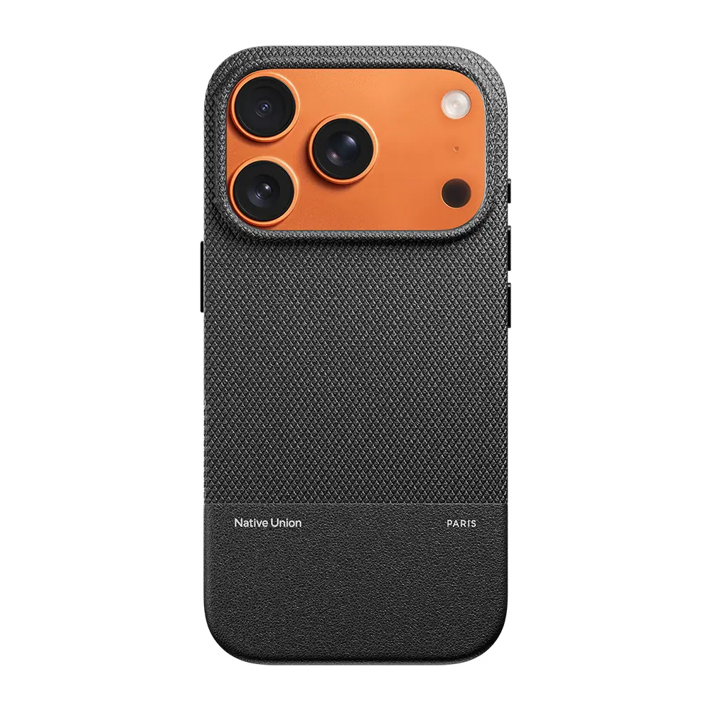 iPhone 17 Pro Max MagSafe Uyumlu Deri Dokulu Kılıf - Native Union RE Classic