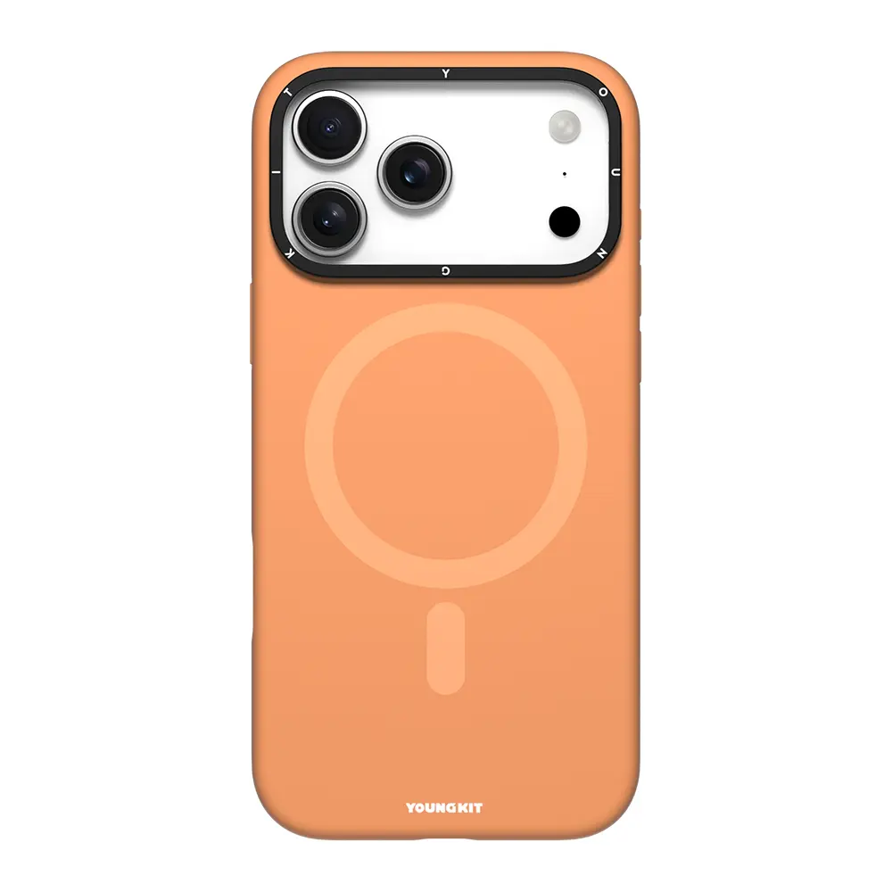 iPhone 17 Pro Max MagSafe Uyumlu Kamera Standlı Kılıf - Youngkit Gel Cream