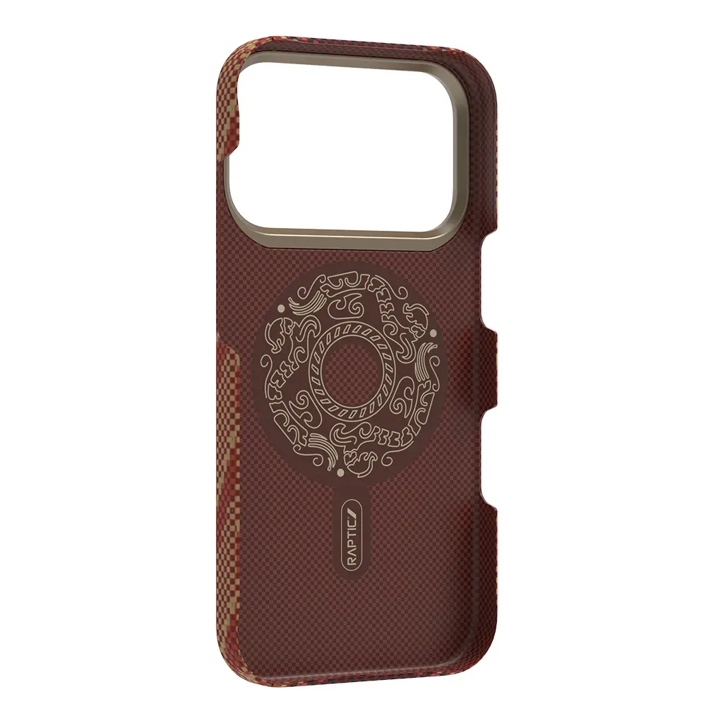 iPhone 17 Pro Max MagSafe Uyumlu Kılıf - Raptic Aramid Skin Bionic