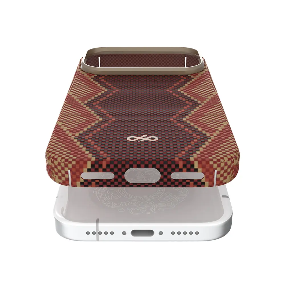 iPhone 17 Pro Max MagSafe Uyumlu Kılıf - Raptic Aramid Skin Bionic