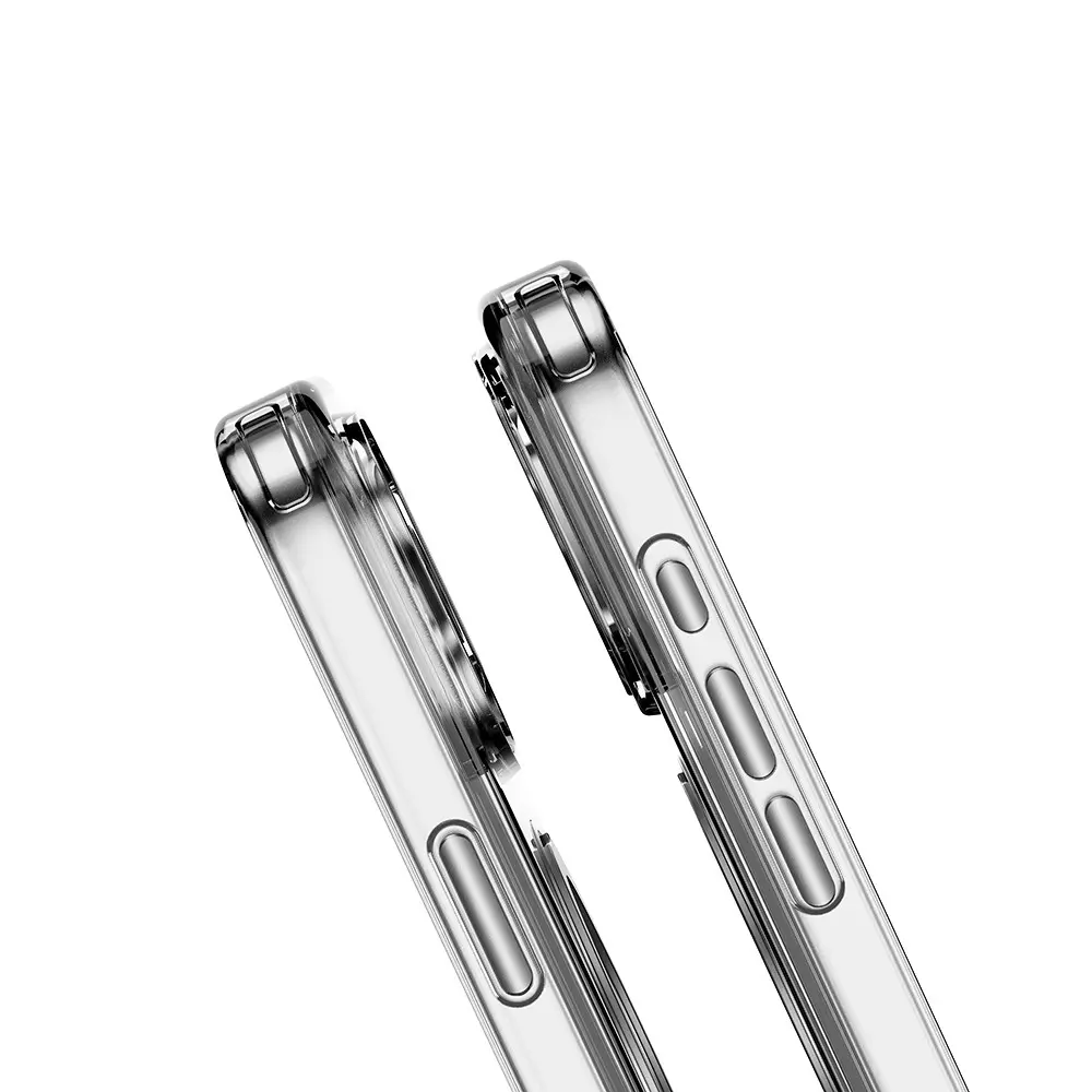 iPhone 17 Pro Max MagSafe Uyumlu Şeffaf Standlı Kılıf - Mutural Fresh